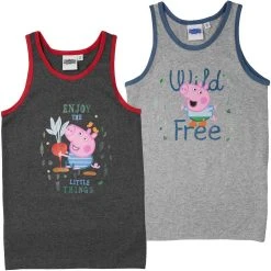 United Labels Peppa Wutz Jungen Unterhemden 2er-Pack 0129723