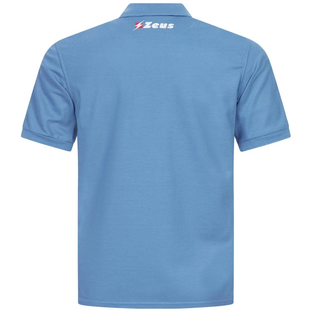 Zeus Basic Herren Poloshirt Blau 5 Zeus Basic Herren Poloshirt Blau – Bild 3