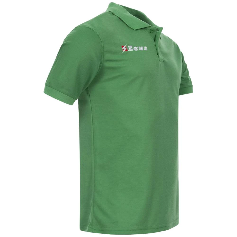 Zeus Basic Herren Poloshirt Grün 4 Zeus Basic Herren Poloshirt Grün – Bild 2