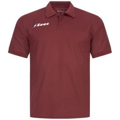 Zeus Basic Herren Poloshirt Dunkelrot