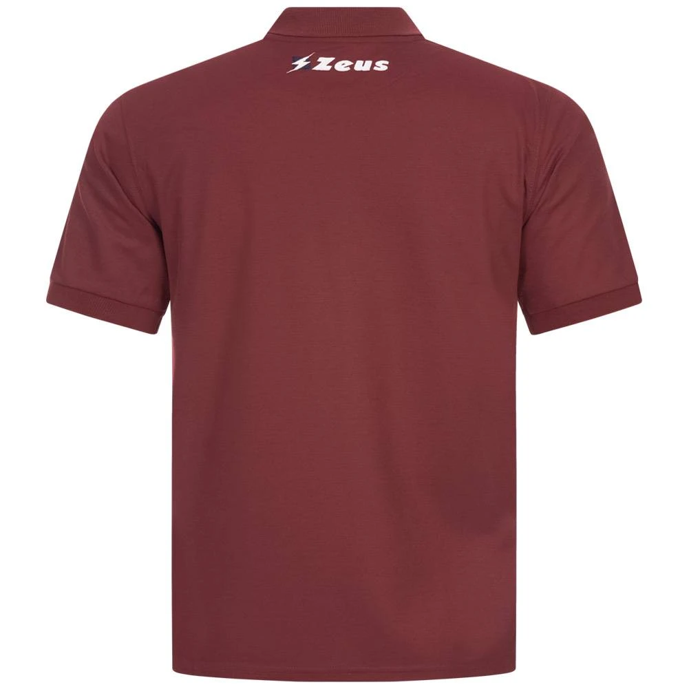 Zeus Basic Herren Poloshirt Dunkelrot 5 Zeus Basic Herren Poloshirt Dunkelrot – Bild 3