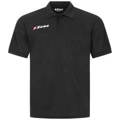 Zeus Basic Herren Poloshirt Schwarz