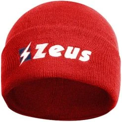 Zeus Zuccotto Lana Beanie Rot