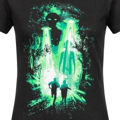 Loot Wear X Akte X Green Light Ufo Damen T-Shirt 9 Loot Wear X Akte X Green Light Ufo Damen T-Shirt -JELEX Geschäft 1000003360 4 1280x1280