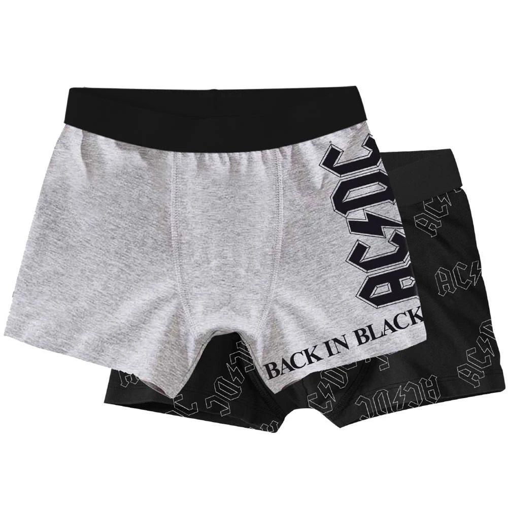 United Labels ACDC® Herren Boxershorts 2er-Pack 127340 3 United Labels ACDC® Herren Boxershorts 2er-Pack 127340