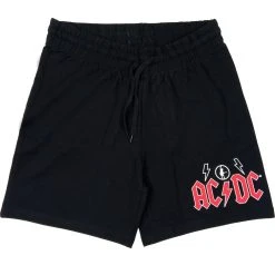 United Labels ACDC® Herren Sweat Shorts 128467