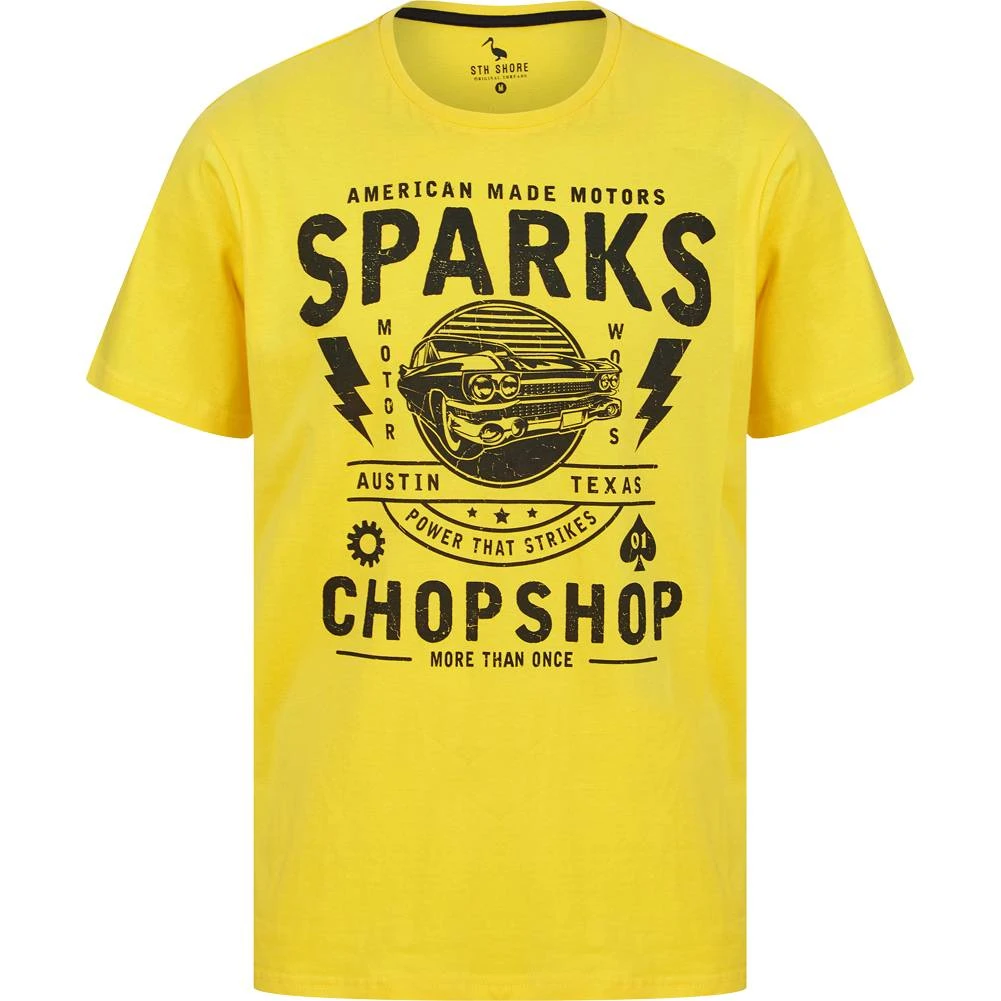 Sth. Shore Sparks Herren T-Shirt 1C18088 Mimosa 3 Sth. Shore Sparks Herren T-Shirt 1C18088 Mimosa