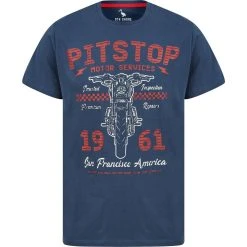 Sth. Shore Pitstop Herren T-Shirt 1C18090 Insignia Blue