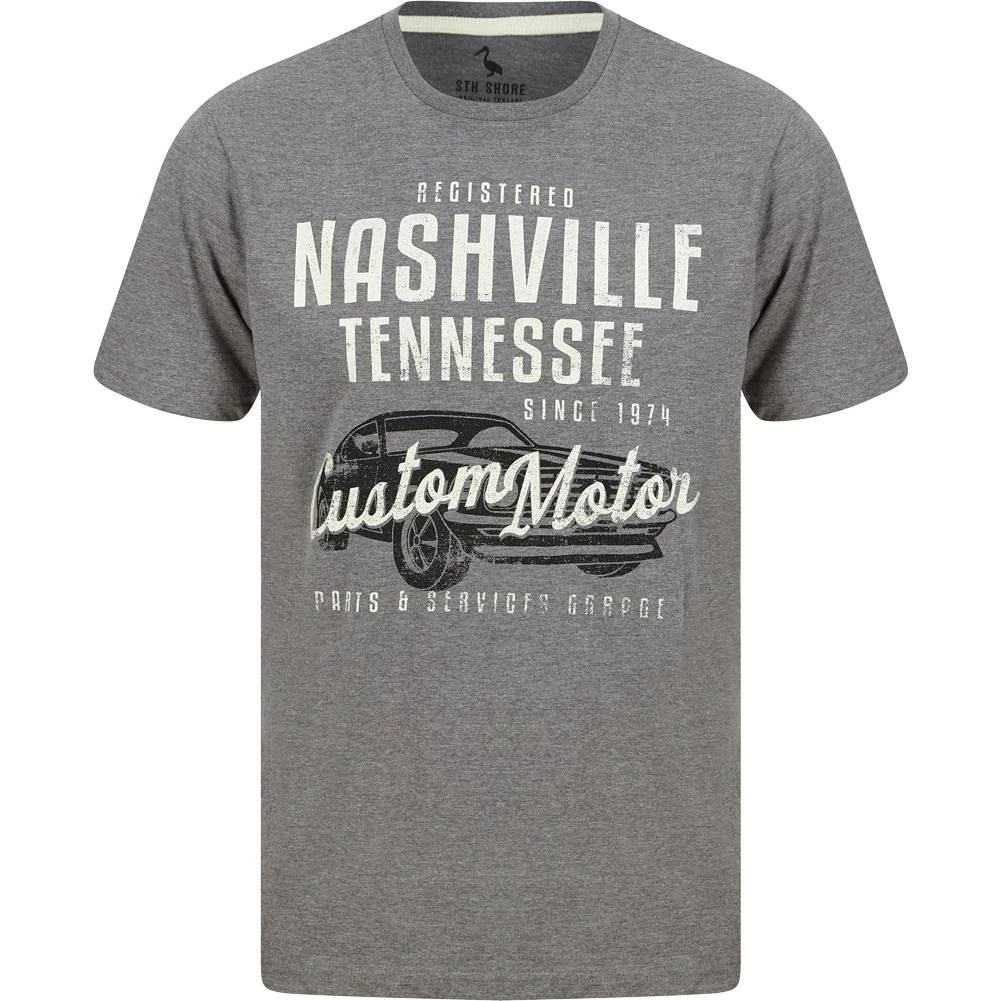 Sth. Shore Nash Car Herren T-Shirt 1C18096 Mid Grey Marl 3 Sth. Shore Nash Car Herren T-Shirt 1C18096 Mid Grey Marl