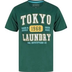 Tokyo Laundry Oakdale Herren T-Shirt 1C18116 Posy Green