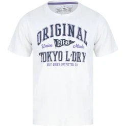 Tokyo Laundry Rockwood Herren T-Shirt 1C18118 Optic White