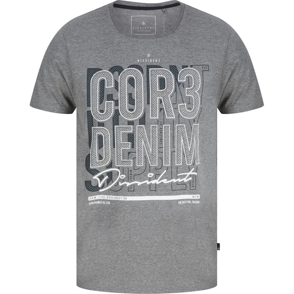 DNM Dissident Factory Herren T-Shirt 1C18144 Mid Grey Marl 3 DNM Dissident Factory Herren T-Shirt 1C18144 Mid Grey Marl