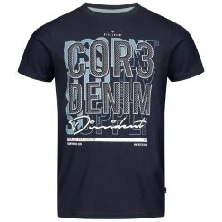 DNM Dissident Factory Herren T-Shirt 1C18144 Sky Captain Navy