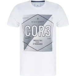 DNM Dissident Valdez Herren T-Shirt 1C18148 Optic White