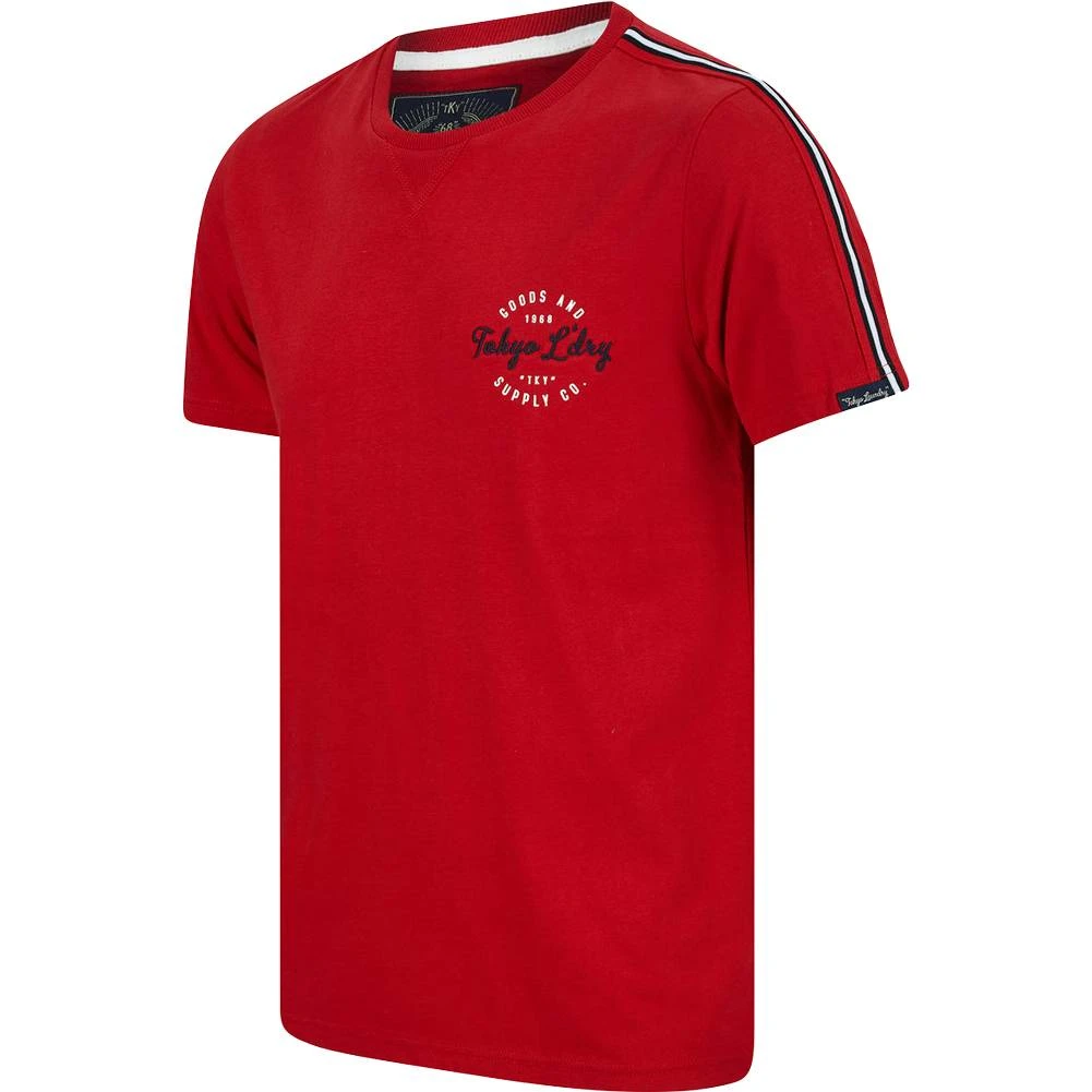 Tokyo Laundry Taper Herren T-Shirt 1C18174 Barados Cherry 4 Tokyo Laundry Taper Herren T-Shirt 1C18174 Barados Cherry – Bild 2