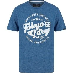 Tokyo Laundry Pitcher Herren T-Shirt 1C18176 Light Blue Grindle