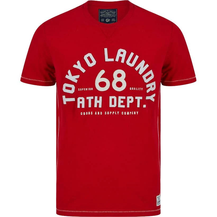 Tokyo Laundry Hamberts Herren T-Shirt 1C18204 Barados Cherry 3 Tokyo Laundry Hamberts Herren T-Shirt 1C18204 Barados Cherry