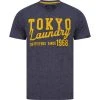 Tokyo Laundry Underline Herren T-Shirt 1C18216 Navy Grindle -JELEX Geschäft 1C18216 Navy Grindle 1 1280x1280