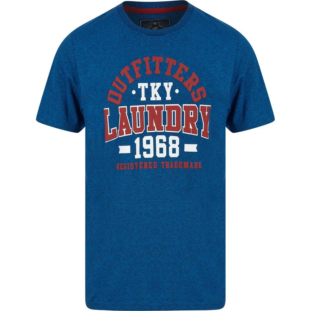 Tokyo Laundry Edit Herren T-Shirt 1C18218 Blue Black Grindle 3 Tokyo Laundry Edit Herren T-Shirt 1C18218 Blue Black Grindle