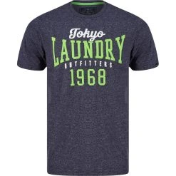 Tokyo Laundry Search Herren T-Shirt 1C18220 Navy Grindle
