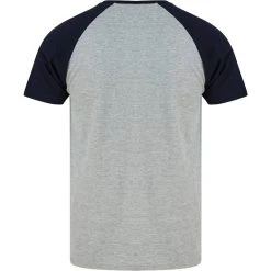 Kensington Stutfield Herren Baseball T-Shirt 1C18439 Light Grey Marl -JELEX Geschäft 1C18439 Light Grey Marl 2 1280x1280