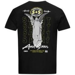 Saint & Sinner Statue Herren T-Shirt 1C18750 Jet Black -JELEX Geschäft 1C18750 Jet Black 3 1280x1280