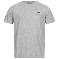 Saint & Sinner Statue Herren T-Shirt 1C18750 Light Grey Marl