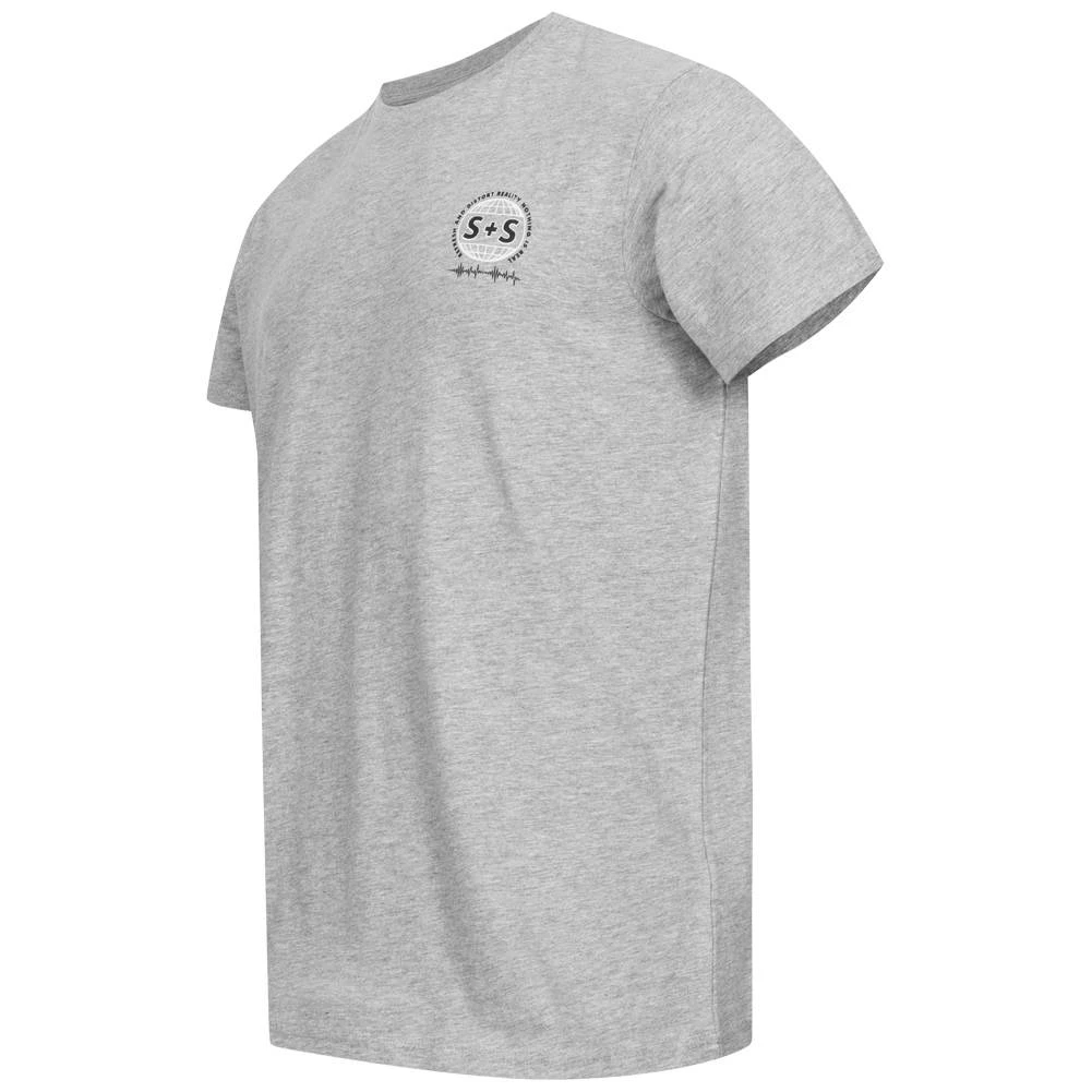 Saint & Sinner Statue Herren T-Shirt 1C18750 Light Grey Marl 4 Saint & Sinner Statue Herren T-Shirt 1C18750 Light Grey Marl – Bild 2