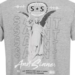 Saint & Sinner Statue Herren T-Shirt 1C18750 Light Grey Marl 9 Saint & Sinner Statue Herren T-Shirt 1C18750 Light Grey Marl -JELEX Geschäft 1C18750 Light Grey Marl 4 1280x1280