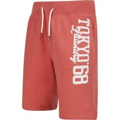 Tokyo Laundry Script Herren Sweat Shorts 1G16065 Faded Peach -JELEX Geschäft 1G16065 Faded Peach 3 1280x1280