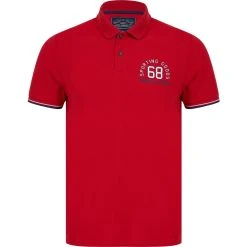 Tokyo Laundry Sporting Goods Herren Polo-Shirt 1X18182 Barados Cherry