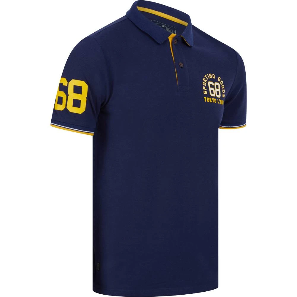 Tokyo Laundry Sporting Goods Herren Polo-Shirt 1X18182 Medieval Blue 4 Tokyo Laundry Sporting Goods Herren Polo-Shirt 1X18182 Medieval Blue – Bild 2