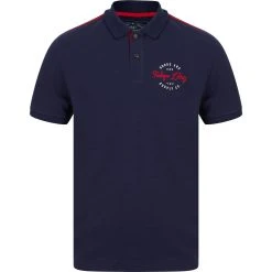 Tokyo Laundry Taper Herren Polo-Shirt 1X18183 Sky Captain Navy