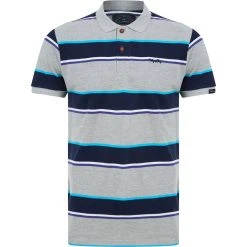 Tokyo Laundry Nova Herren Polo-Shirt 1X18185 Light Grey Marl