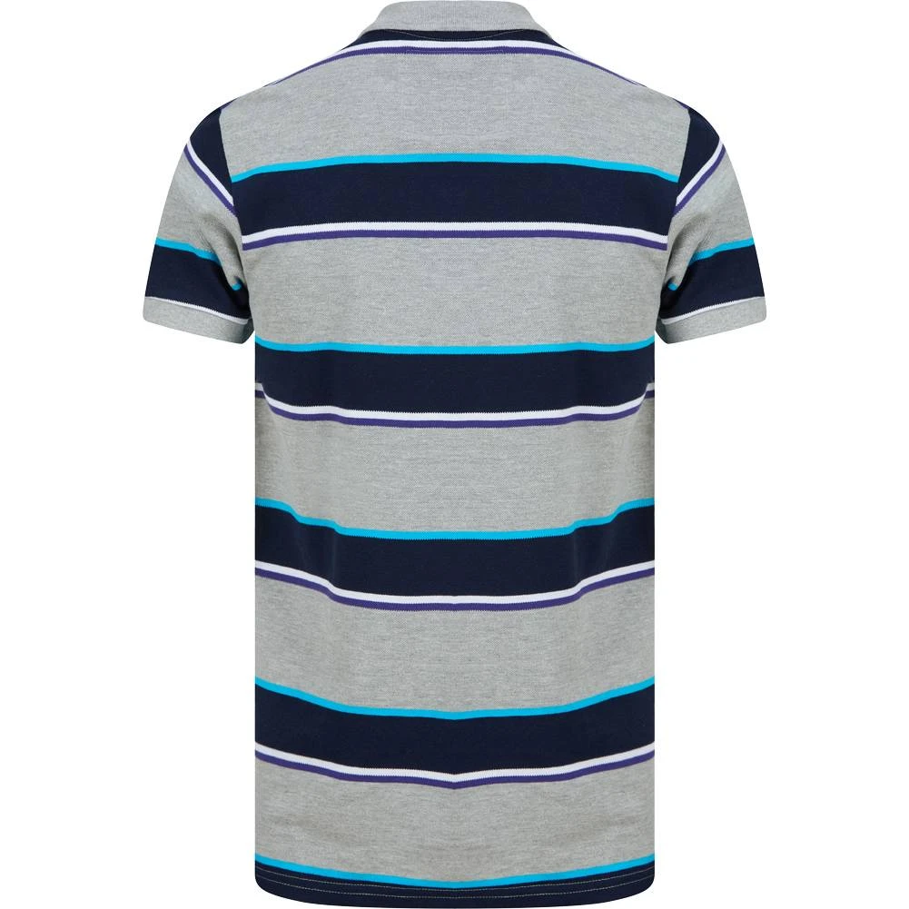 Tokyo Laundry Nova Herren Polo-Shirt 1X18185 Light Grey Marl 4 Tokyo Laundry Nova Herren Polo-Shirt 1X18185 Light Grey Marl – Bild 2