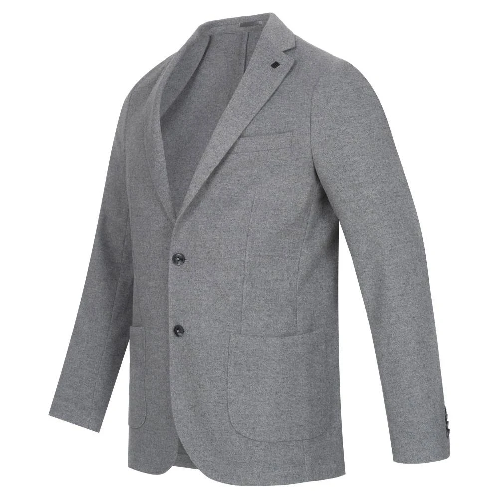 BORIS BECKER "Less" Herren Premium Woll Blazer Sakko 21WBBMJKT00011-GREY 4 BORIS BECKER "Less" Herren Premium Woll Blazer Sakko 21WBBMJKT00011-GREY – Bild 3