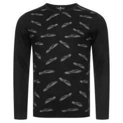 BORIS BECKER "Boras" Herren Wollpullover 21WBBMJMP00014-BLACK