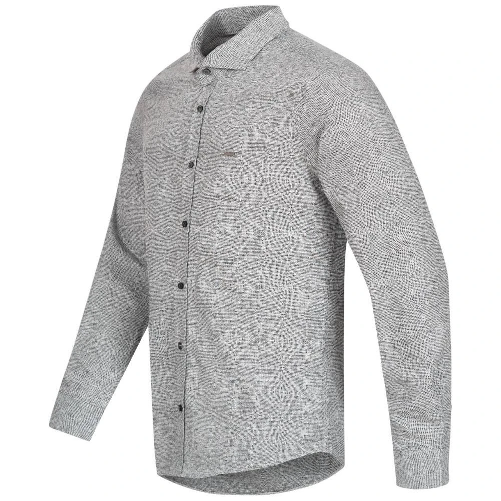 BORIS BECKER "Aldo" Herren Langarm Hemd 21WBBMSHT00004-GREY 4 BORIS BECKER "Aldo" Herren Langarm Hemd 21WBBMSHT00004-GREY – Bild 2
