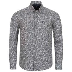 BORIS BECKER "Albert" Langarm Hemd 21WBBMSHT00014-KHAKI