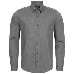 BORIS BECKER "Antonia" Herren Langarm Hemd 21WBBMSHT00015-BLACK