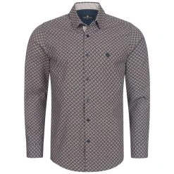 BORIS BECKER "Angola" Herren Langarm Hemd 21WBBMSHT00019-NAVY