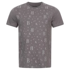 BORIS BECKER "Bell" Herren Premium T-Shirt 21WBBMTST00007-ANTHRACITE