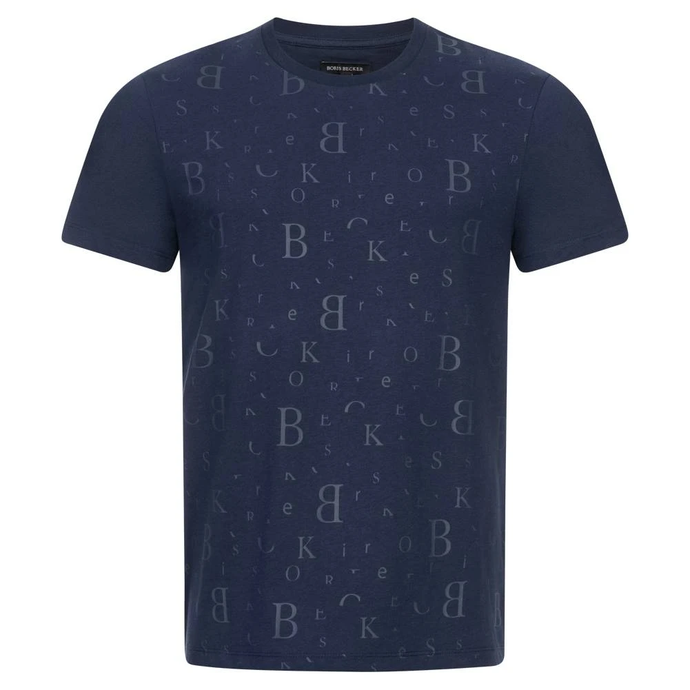 BORIS BECKER "Bell" Herren Premium T-Shirt 21WBBMTST00007-NAVY 3 BORIS BECKER "Bell" Herren Premium T-Shirt 21WBBMTST00007-NAVY