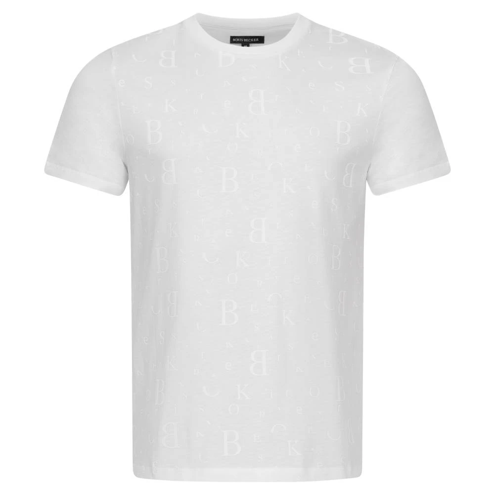 BORIS BECKER "Bell" Herren Premium T-Shirt 21WBBMTST00007-WHITE 3 BORIS BECKER "Bell" Herren Premium T-Shirt 21WBBMTST00007-WHITE