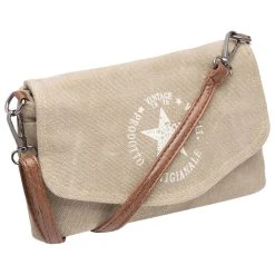 New Rebels Julia Canvas Clutch Sand 22 X 1 X 15 Cm 41119955