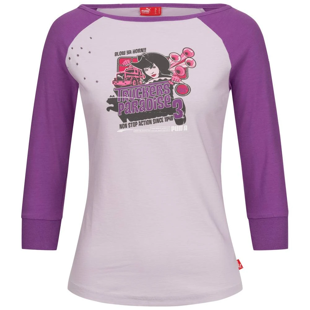 PUMA Vintage Roadtrip 3/4 Damen Shirt 546273-01 3 PUMA Vintage Roadtrip 3/4 Damen Shirt 546273-01