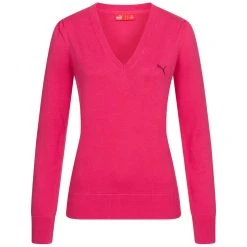 PUMA V-Neck Plain Damen Pullover 550395-05