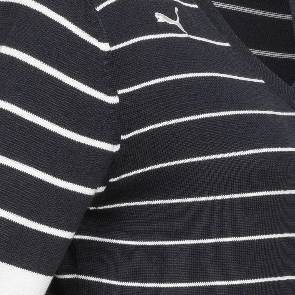 PUMA V-Neck Striped Knit Damen Pullover 552233-01 6 PUMA V-Neck Striped Knit Damen Pullover 552233-01 – Bild 4
