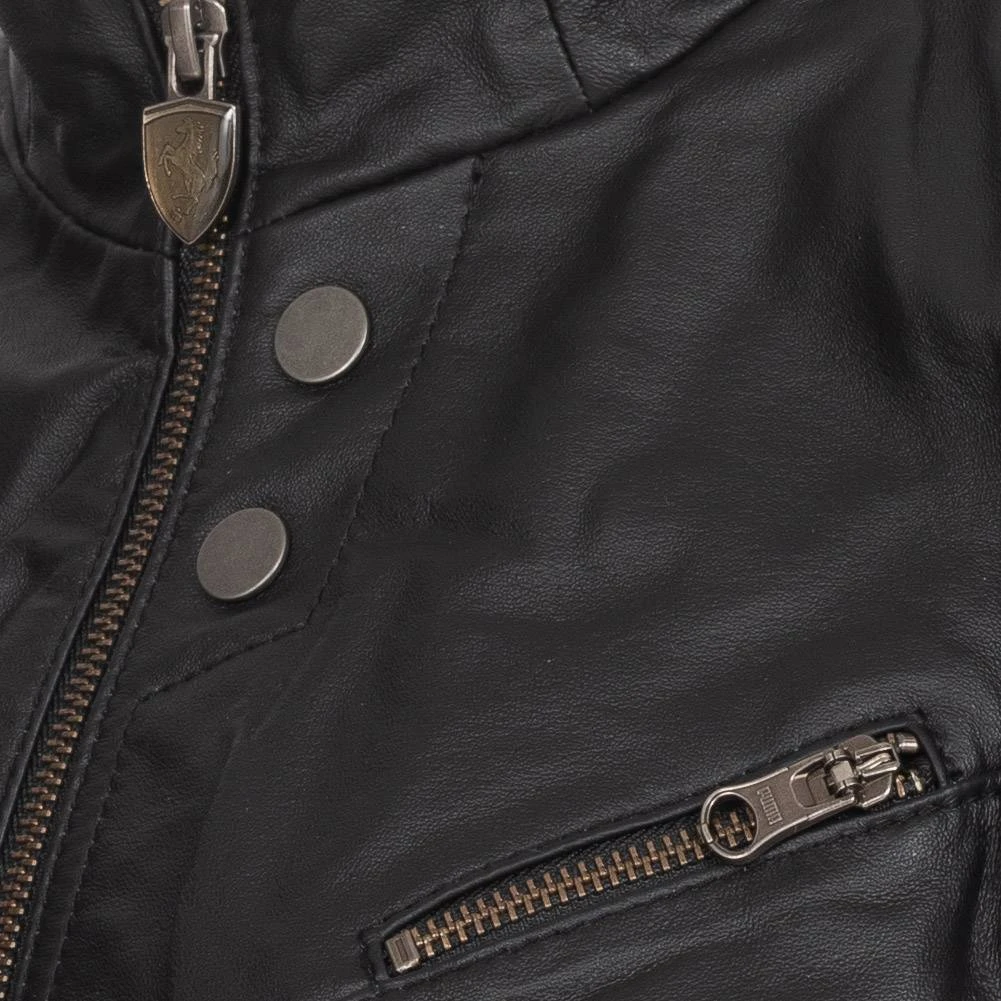 PUMA X Scuderia Ferrari Damen Leder Jacke 560969-01 6 PUMA X Scuderia Ferrari Damen Leder Jacke 560969-01 – Bild 4