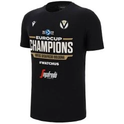 Virtus Bologna Macron EuroCup Champions Herren Basketball T-Shirt 58567137